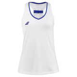 Women's Play Tennis Tank-Apparel-Babolat-3WP2071-B-white-Tennis Express
