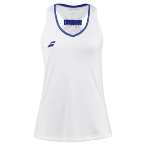 Women's Play Tennis Tank-Apparel-Babolat-3WP2071-B-white-Tennis Express