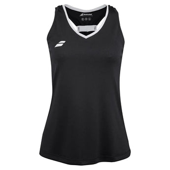 Women's Play Tennis Tank-Apparel-Babolat-3WP2071-Black1-Tennis Express