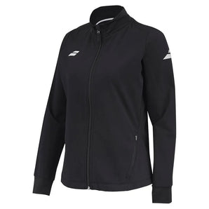 Women's Play Tennis Jacket Black-Apparel-Babolat-3WP2121-2000B-1-Tennis Express