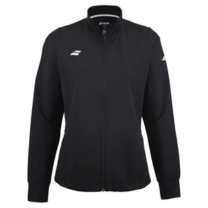 Women's Play Tennis Jacket Black-Apparel-Babolat-3WP2121-2000B-Tennis Express