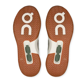 Juniors THE ROGER Clubhouse Pro Tennis Shoes Ivory and Olive,Footwear,On,,,Tennis Express,3YE10013427-F26-5
