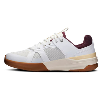 Juniors' THE ROGER Clubhouse Pro Tennis Shoes White and Maroon-Footwear-On-3YE10014827-2-Tennis Express