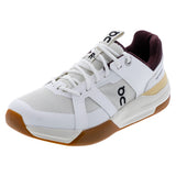 Juniors' THE ROGER Clubhouse Pro Tennis Shoes White and Maroon,Footwear,On,White/Maroon,3.5Y,Tennis Express,3YE10014827copy