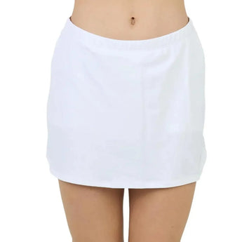 Girls Tennis Skort White-Apparel-Sofibella-4010-WHTF24-Tennis Express