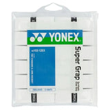 Super Grap Tennis Overgrip 12 Pack-Accessories-Yonex-40397-WHITE-L_eb525d21-c171-47f3-94ad-a6eac7ca450b-3-[Sku]-Tennis Express