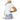 Girls' UV Colors Short Sleeve Tie Tennis Top White-Apparel-Sofibella-4047WHT-BH24-Tennis Express