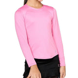 Girls' Long Sleeve Tennis Top-Apparel-Sofibella-4058-S25-roa-1-Tennis Express