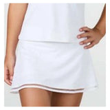 Girls' Tennis Skort White,Apparel,Sofibella,White,XS,Tennis Express,4085