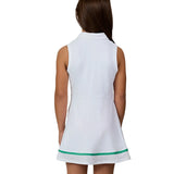 Girls' Tennis Dress White,Apparel,Sofibella,,,Tennis Express,4098ALW-WHT-1