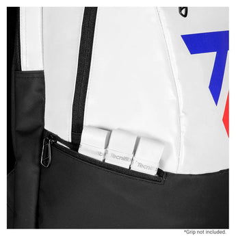 Tour Endurance Tennis Backpack White-Bags-Tecnifibre-40TOUW25BP-5-Tennis Express
