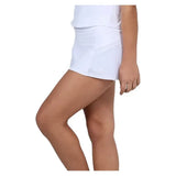 Girls' Tennis Skort White-Apparel-Sofibella-4112TRE-WHTU25-2-Tennis Express