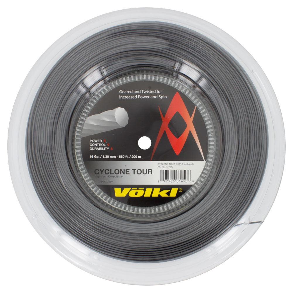 Cyclone Tour 16G Reel Tennis String Anthracite – Tennis Express