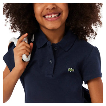 Girls' Petite Tennis Polo-Apparel-Lacoste-447026-UGW-6-Tennis Express