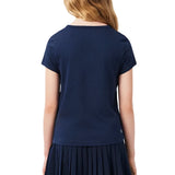 Girls' Core Sport Graphic Tennis Tee,Apparel,Lacoste,,,Tennis Express,447285-UGW-F26_0a49cb8d-8734-432f-888f-64aeab637206