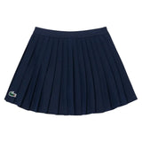 Girls' Logo Sport Pleated Tennis Skirt-Apparel-Lacoste-447286-UGW-1-Tennis Express