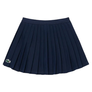 Girls' Logo Sport Pleated Tennis Skirt-Apparel-Lacoste-447286-UGW-1-Tennis Express
