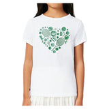 Girls' Core Sport Graphic Tennis Tee,Apparel,Lacoste,W8L White,8A,Tennis Express,447785-WBL-F26-1