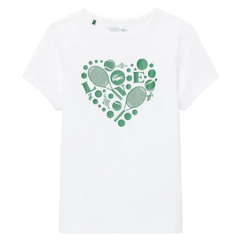 Girls' Core Sport Graphic Tennis Tee,Apparel,Lacoste,,,Tennis Express,447785-WBL-F26-2webp