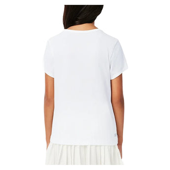Girls' Core Sport Graphic Tennis Tee,Apparel,Lacoste,,,Tennis Express,447785-WBL-F26-3