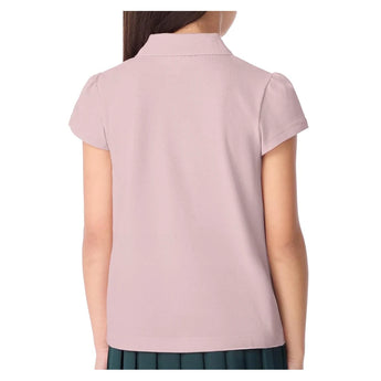 Girls' Scallop Collar Tennis Polo,Apparel,Lacoste,,,Tennis Express,447896-AL5-F26-1