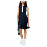 Girls' Sport Pique Tennis Dress, Lacoste, Tennis Express, 447898-F26-3