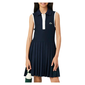 Girls' Sport Pique Tennis Dress, Lacoste, Tennis Express, 447898-F26-4