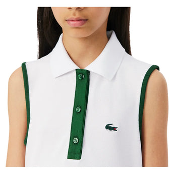 Girls' Sport Pique Tennis Dress, Lacoste, Tennis Express, 447898-F26-7