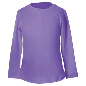 Girls' UV Colors Long Sleeve Tennis Top Amethyst-Apparel-Sofibella-4513AME-S22-1-Tennis Express