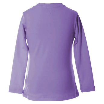 Girls' UV Colors Long Sleeve Tennis Top Amethyst-Apparel-Sofibella-4513AME-S22-2-Tennis Express