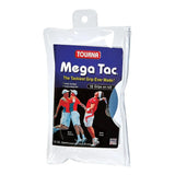Mega Tac 10 Pack Tennis Overgrip-Accessories-Tourna-45768-BLUE-L-Tennis Express