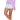 Girls Tennis Skort White and Lavender-Apparel-Sofibella-4614FUS-WALS25-Tennis Express