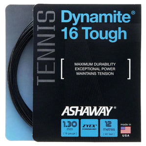 Dynamite 16G Tough Tennis String Black-Strings-Ashaway-47247-DEFAULT-L-Tennis Express