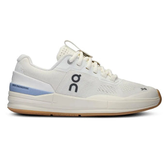 Men's THE ROGER Pro Tennis Shoes Ivory and Chambray-Footwear-On-48-97696-F24-1-Tennis Express