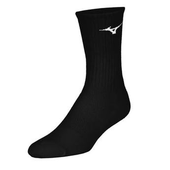 Vital Crew 3pk Tennis Socks-Socks-Mizuno-480209-U24-black1-Tennis Express