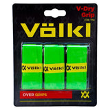 V Dry Tennis Overgrip 3 Pack-Accessories-Volkl-48202-V33452_NEON_GREEN-L-Tennis Express