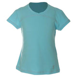 Girls' UV Colors Short Sleeve Tennis Top Babyboy-Apparel-Sofibella-4855BBY-S22-1-Tennis Express