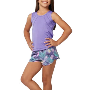 Girls' UV Colors Tennis Tank Amethyst,Apparel,Sofibella,Purple,MEDIUM,Tennis Express,4859AME-BH24-1