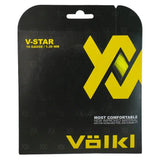 V-Star Tennis String Neon Yellow-Strings-Volkl-496480-16-1-Tennis Express