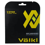 V-Star Tennis String Neon Yellow-Strings-Volkl-496480-18-1-Tennis Express