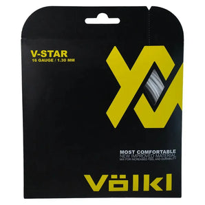 V-Star Tennis String White-Strings-Volkl-496486-16-Tennis Express