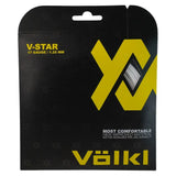 V-Star Tennis String White-Strings-Volkl-496486-17-Tennis Express