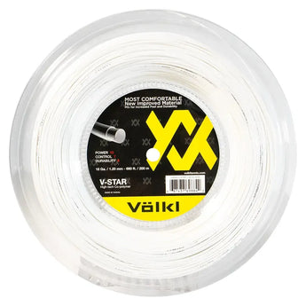 V-Star Tennis String Reel White-Strings-Volkl-496491-18-Tennis Express