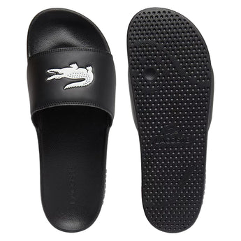 Men's Serve Slide 0.0 Black and White-Footwear-Lacoste-49CMA0041-312-2_94302e80-1d8e-4af2-ba74-a25643432acb-Tennis Express