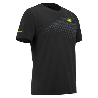 Men's Aero Cotton Tennis Tee Black, Babolat, Tennis Express, 4US26441W-2000-2