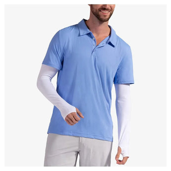 Sun Sleeves White-Accessories-BloqUV-5005-WTH20-2-Tennis Express