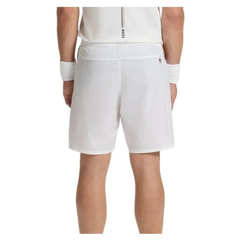 Men's T-Match 9 Inch Tennis Short-Apparel-Hugo Boss-50541370-BF25-White1-Tennis Express