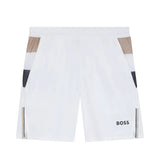 Men's T-Match 9 Inch Tennis Short-Apparel-Hugo Boss-50541370-BF25-White2-Tennis Express