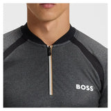 Men's TOC Matchball Tennis Polo Black-Apparel-Hugo Boss-50549498-001BF25-2-Tennis Express