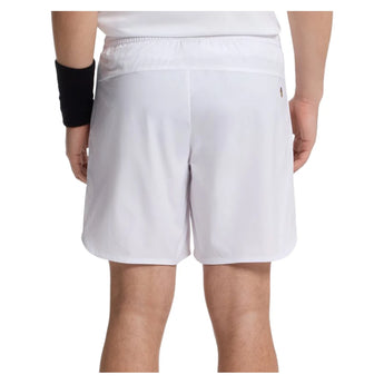 Men's TOC Game 8 Inch Tennis Shorts White,Apparel,Hugo Boss,,,Tennis Express,50561530-100F26-1